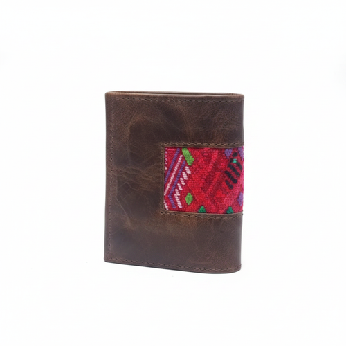 Cartera gris huipil