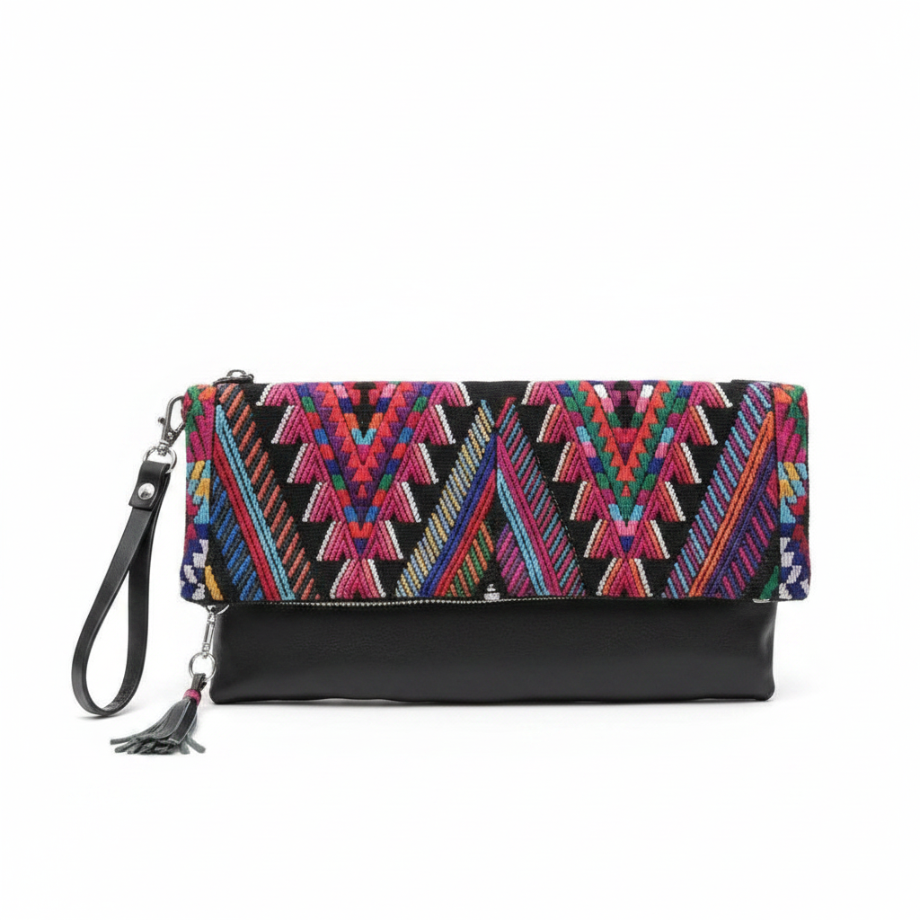 Clutch con correa - Fondo Blanco