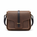 Bolsa messenger café - vista frontal sin etiqueta